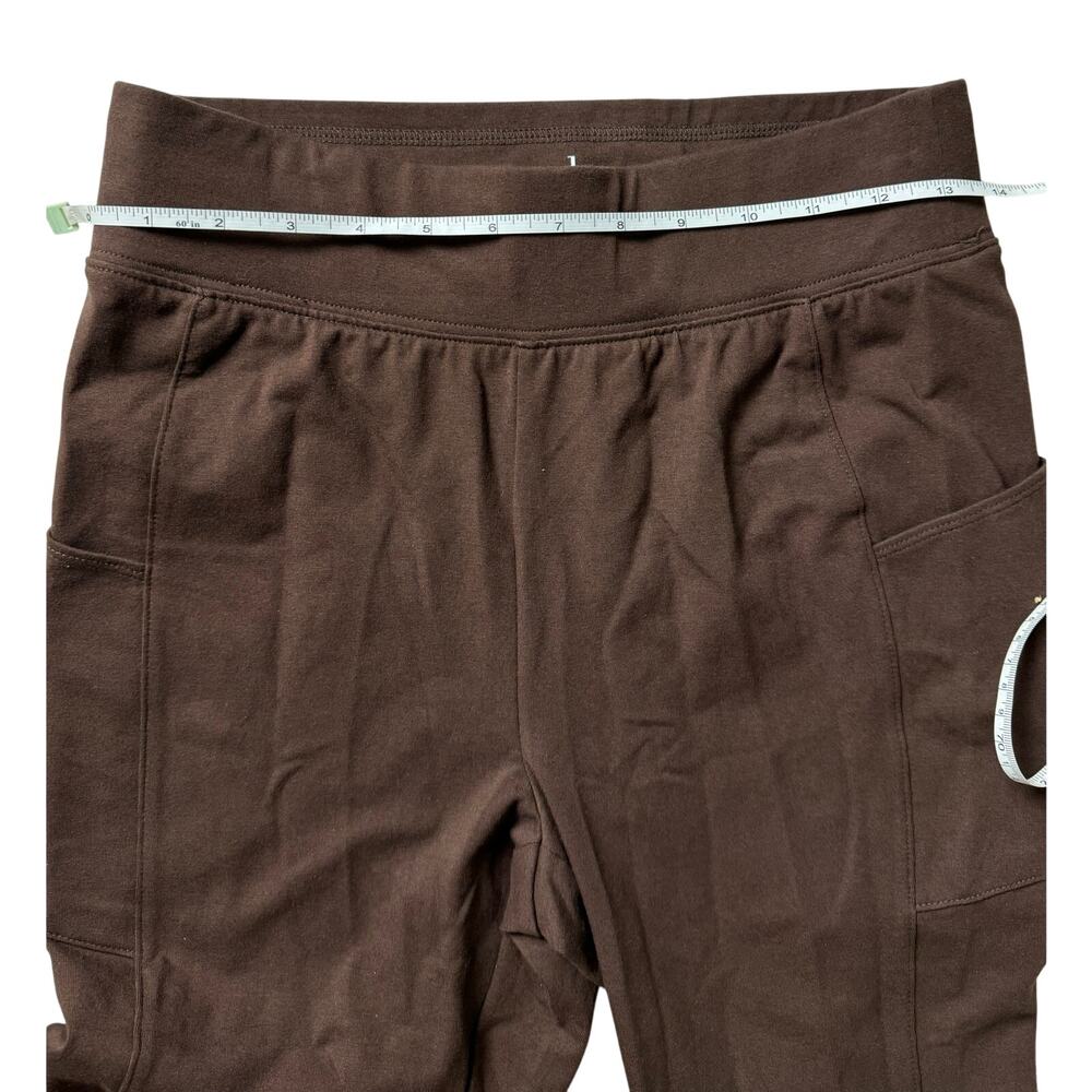 QVC Denim&Co Reg Yoga Stretch Lightly Boot Pant w/Pockets Brown NWOT Size XS - Picture 8 of 8